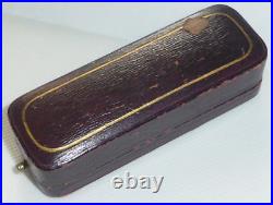 Rare Antique Scottish Silver Jasper & Bloodstone Stick Pin, Original Case c1870