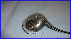 Rare Antique Scottish Sterling Silver Sifter / Sifting Spoon Edinburgh 1840