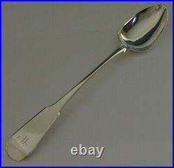 Rare Georgian Solid Sterling Silver Basting Spoon 1814 Scottish Antique