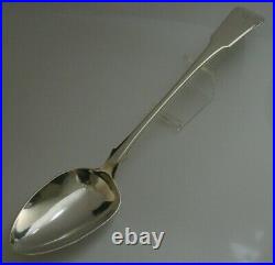 Rare Georgian Solid Sterling Silver Basting Spoon 1814 Scottish Antique
