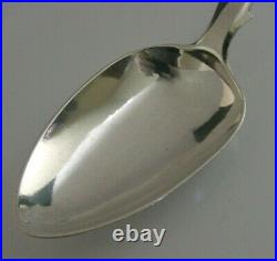 Rare Georgian Solid Sterling Silver Basting Spoon 1814 Scottish Antique