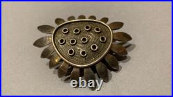 Rare Gordon William Stevens of Falkirk Scottish Silver Modernist Brooch 1973