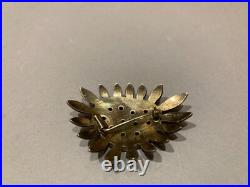 Rare Gordon William Stevens of Falkirk Scottish Silver Modernist Brooch 1973