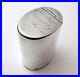 Rare Scottish c1840 Antique Solid Sterling Silver Georgian Snuff Canister Box