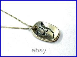 Rare Vintage 1972 MIKE GILL Scottish Sterling Silver Pendant Necklace 3.6g Rare Vintage 1972 MIKE GILL Scottish Sterling Silver Pendant Necklace 3.6g