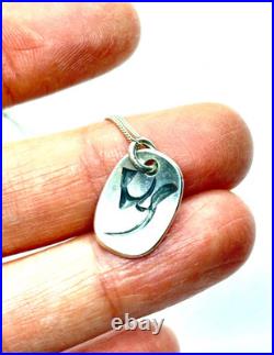 Rare Vintage 1972 MIKE GILL Scottish Sterling Silver Pendant Necklace 3.6g Rare Vintage 1972 MIKE GILL Scottish Sterling Silver Pendant Necklace 3.6g