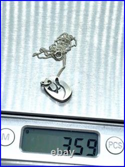 Rare Vintage 1972 MIKE GILL Scottish Sterling Silver Pendant Necklace 3.6g Rare Vintage 1972 MIKE GILL Scottish Sterling Silver Pendant Necklace 3.6g