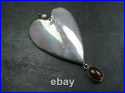 Rare Vintage Scottish Sterling Silver & Cairngorm Pendant 1997