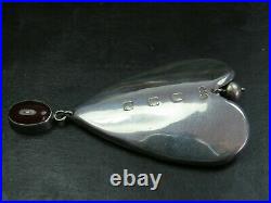 Rare Vintage Scottish Sterling Silver & Cairngorm Pendant 1997