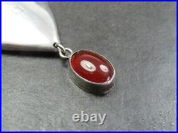 Rare Vintage Scottish Sterling Silver & Cairngorm Pendant 1997