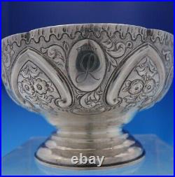 Robert Sawers Scottish Sterling Silver Child's Bowl Footed Cast Handles (#3912)