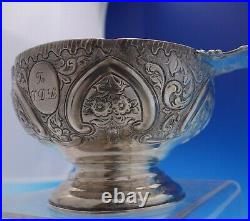 Robert Sawers Scottish Sterling Silver Child's Bowl Footed Cast Handles (#3912)