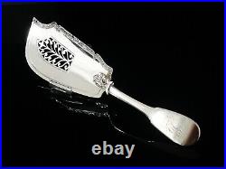 SCOTTISH Antique Sterling Silver Fish Slice, J Steel & W Cumming EDINBURGH 1820