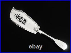 SCOTTISH Antique Sterling Silver Fish Slice, J Steel & W Cumming EDINBURGH 1820