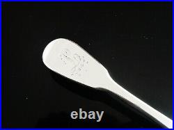 SCOTTISH Antique Sterling Silver Fish Slice, J Steel & W Cumming EDINBURGH 1820