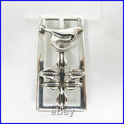 SCOTTISH Carrick Jewellers Sterling Silver Art Nouveau brooch/pin