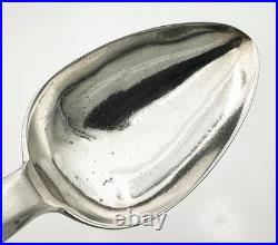 SCOTTISH INVERNESS PROVINCIAL TABLE SPOON STERLING SILVER JAMESON NAUGHTON c1820
