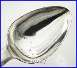 SCOTTISH INVERNESS PROVINCIAL TABLE SPOON STERLING SILVER JAMESON NAUGHTON c1820