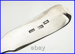 SCOTTISH INVERNESS PROVINCIAL TABLE SPOON STERLING SILVER JAMESON NAUGHTON c1820