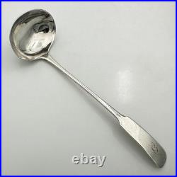 SCOTTISH PROVINCIAL TODDY LADLE STERLING SILVER c1800 JAMES ERSKINE ABERDEEN