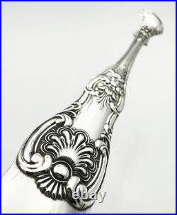 SCOTTISH QUEENS PATTERN SUGAR TONGS STERLING SILVER VICTORIAN Glasgow 1845