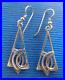 SUPERB Scottish Sterling Silver Celtic Drop Hook Earrings Ola Gorie of Orkney