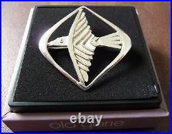 Scottish 1964 Silver Ola Gorie Odin's Bird Viking Brooch Pin