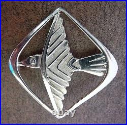 Scottish 1964 Silver Ola Gorie Odin's Bird Viking Brooch Pin