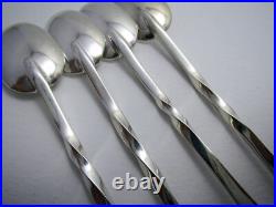Scottish 4 Keswick School of Industrial Arts KSIA Sterling Silver Tea Spoons Set