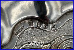 Scottish Antique Silver Salver, Ship In Distress, John Heron, Glasgow 1826