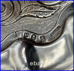 Scottish Antique Silver Salver, Ship In Distress, John Heron, Glasgow 1826