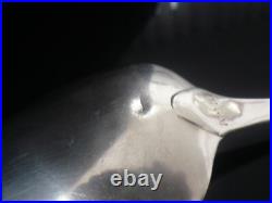 Scottish Antique Sterling Silver Basting Spoon, CRESTED, Robert Wilson 1798