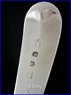 Scottish Antique Sterling Silver Basting Spoon, CRESTED, Robert Wilson 1798