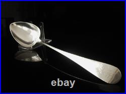 Scottish Antique Sterling Silver Basting Spoon, CRESTED, Robert Wilson 1798