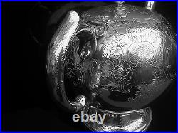 Scottish Antique Sterling Silver Bullet Teapot, William Marshall 1804