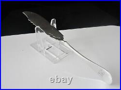 Scottish Antique Sterling Silver Fish Knife, T Smith & Son, Glasgow 1882