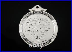 Scottish Antique Sterling Silver Medallion 1837, Dalkeith Putting Light Ball