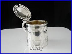 Scottish Antique Sterling Silver Mustard Pot, Edinburgh 1817, James Mckay