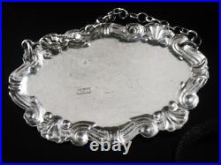 Scottish Antique Sterling Silver Port Decanter Label, George McHattie c. 1820