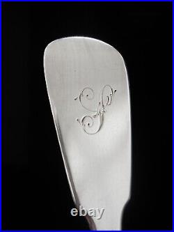 Scottish Antique Sterling Silver Serving Spoon, Alexander Edmonstoun II