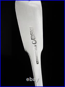 Scottish Antique Sterling Silver Serving Spoon, Alexander Edmonstoun II