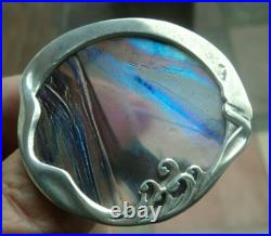 Scottish Art Nouveau Silver Brooch & Pendant Pat Cheney John Ditchfield Glass