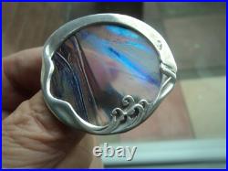 Scottish Art Nouveau Silver Brooch & Pendant Pat Cheney John Ditchfield Glass