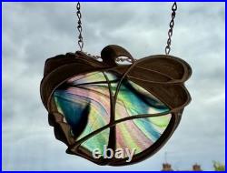 Scottish Art Nouveau Stg. Silver Brooch c. 1980s Pat Cheney John Ditchfield Glass