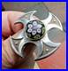 Scottish Brooch Caithness Glass Sterling Silver hm for 1971 1979 1972 Edinburgh