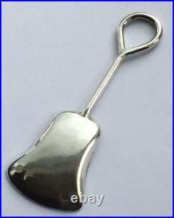 Scottish Caddy Spoon R A S Cowper 925 Sterling Silver Edinburgh 1999 Millenium