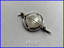Scottish Designer Solid Silver Celtic Kilt Pin / Brooch Malcolm Gray