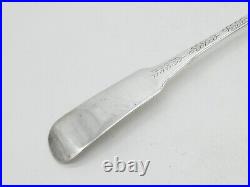 Scottish Georgian Sterling Silver Berry Dessert Serving Spoon 1810 Antique