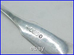 Scottish Georgian Sterling Silver Berry Dessert Serving Spoon 1810 Antique