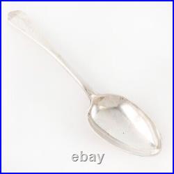 Scottish Georgian Sterling Silver Serving Spoon Pointed End Edinburgh 1783